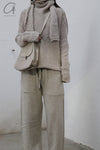 Daniel Andresen loose fitted trousers Cormorant beige